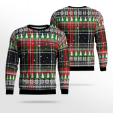 Clan Stewart Black Tartan Christmas Ugly Sweater ED30 Stewart Black Tartan Tartan Ugly Sweater