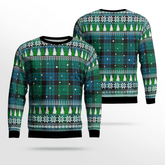 Clan Stewart Old Ancient Tartan Christmas Ugly Sweater CZ38 Stewart Old Ancient Tartan Tartan Ugly Sweater