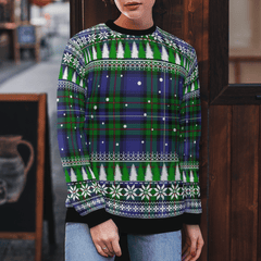 Clan Robertson Hunting Modern Tartan Christmas Ugly Sweater SR79 Robertson Hunting Modern Tartan Tartan Ugly Sweater
