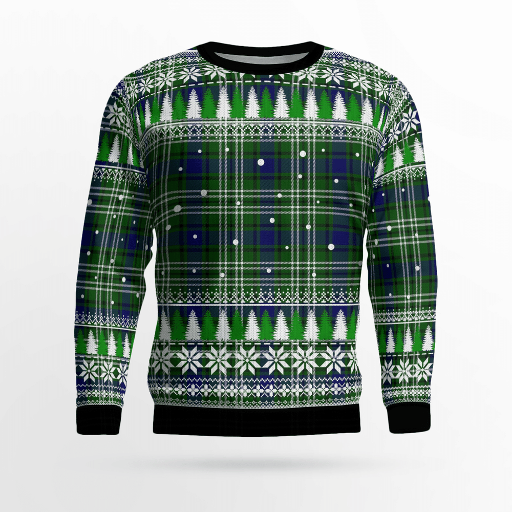 Clan Spottiswood (Tweedside) Tartan Christmas Ugly Sweater OO58 Spottiswood (Tweedside) Tartan Tartan Ugly Sweater