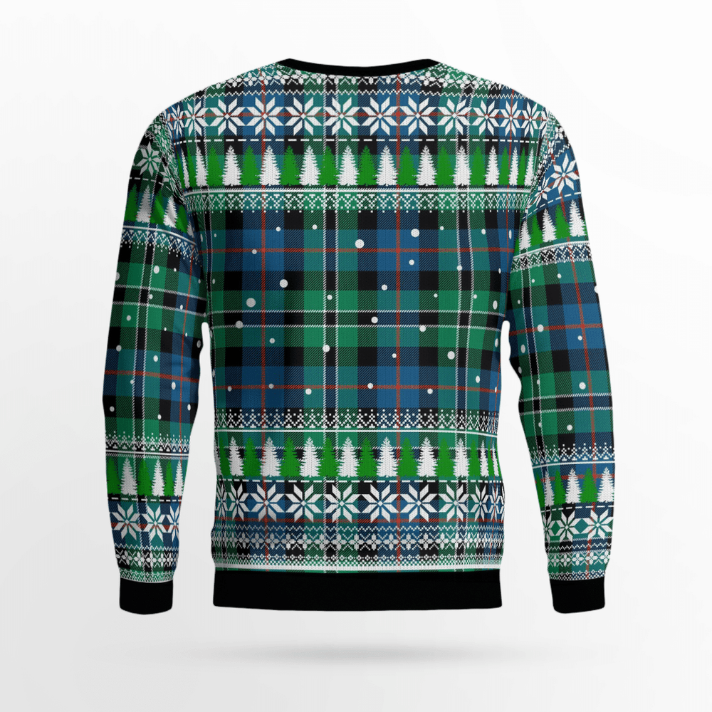 Clan Rose Hunting Ancient Tartan Christmas Ugly Sweater FP88 Rose Hunting Ancient Tartan Tartan Ugly Sweater