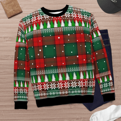 Clan Stewart Atholl Modern Tartan Christmas Ugly Sweater SU44 Stewart Atholl Modern Tartan Tartan Ugly Sweater