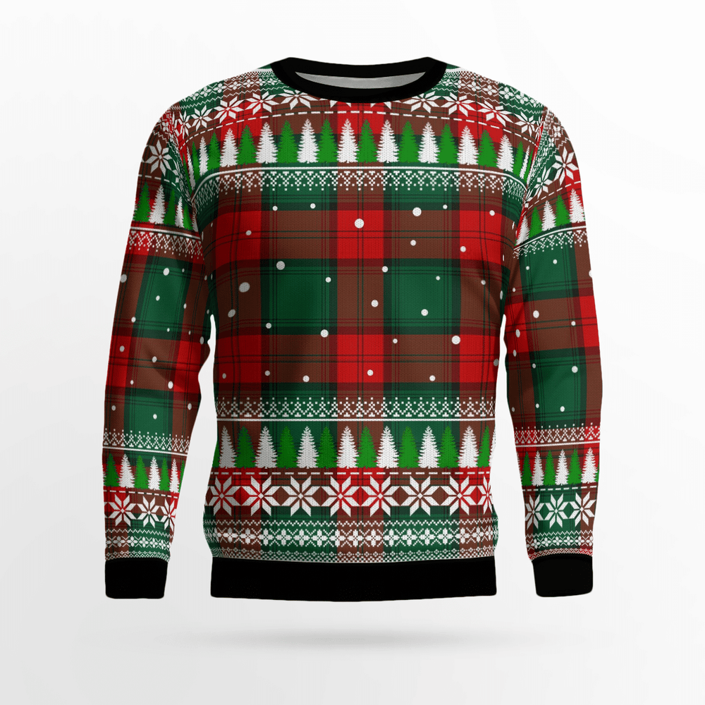 Clan Stewart Atholl Modern Tartan Christmas Ugly Sweater SU44 Stewart Atholl Modern Tartan Tartan Ugly Sweater