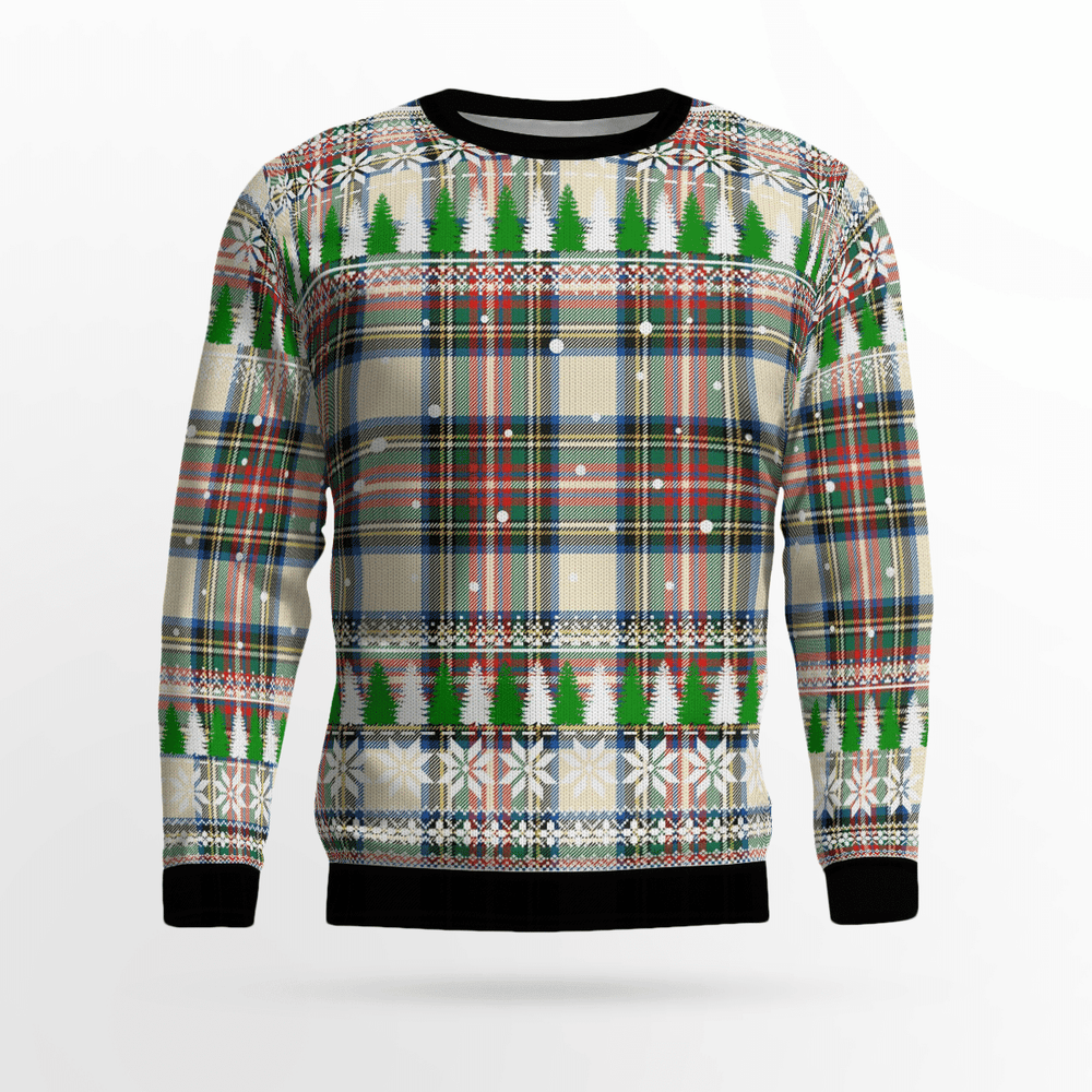 Clan Stewart Dress Ancient Tartan Christmas Ugly Sweater JD90 Stewart Dress Ancient Tartan Tartan Ugly Sweater