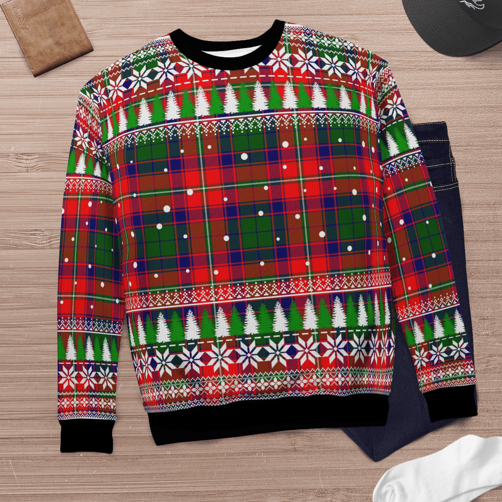 Clan Roxburgh District Tartan Christmas Ugly Sweater OJ65 Roxburgh District Tartan Tartan Ugly Sweater