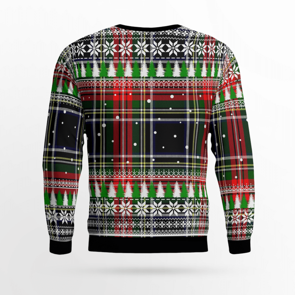 Clan Stewart Black Tartan Christmas Ugly Sweater ED30 Stewart Black Tartan Tartan Ugly Sweater