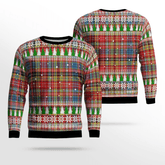 Clan Ogilvie of Airlie Ancient Tartan Christmas Ugly Sweater IP48 Ogilvie of Airlie Ancient Tartan Tartan Ugly Sweater