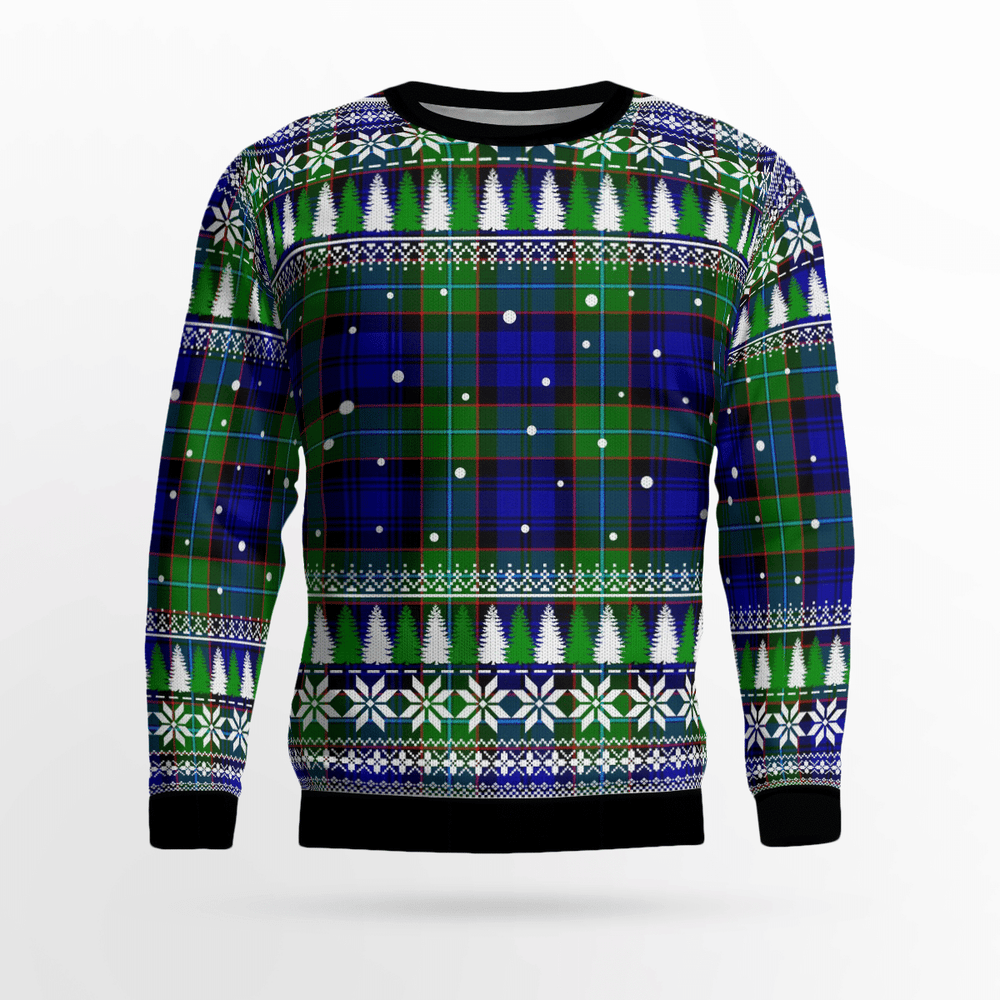 Clan Sempill Modern Tartan Christmas Ugly Sweater GS31 Sempill Modern Tartan Tartan Ugly Sweater