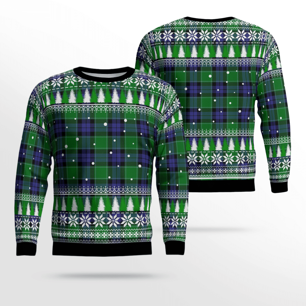 Clan Monteith Tartan Christmas Ugly Sweater HK52 Monteith Tartan Tartan Ugly Sweater
