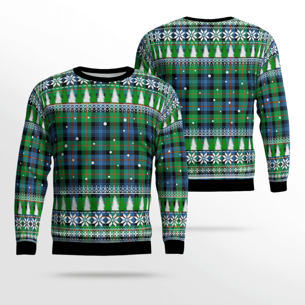 Clan Murray of Atholl Ancient Tartan Christmas Ugly Sweater ZK46 Murray of Atholl Ancient Tartan Tartan Ugly Sweater