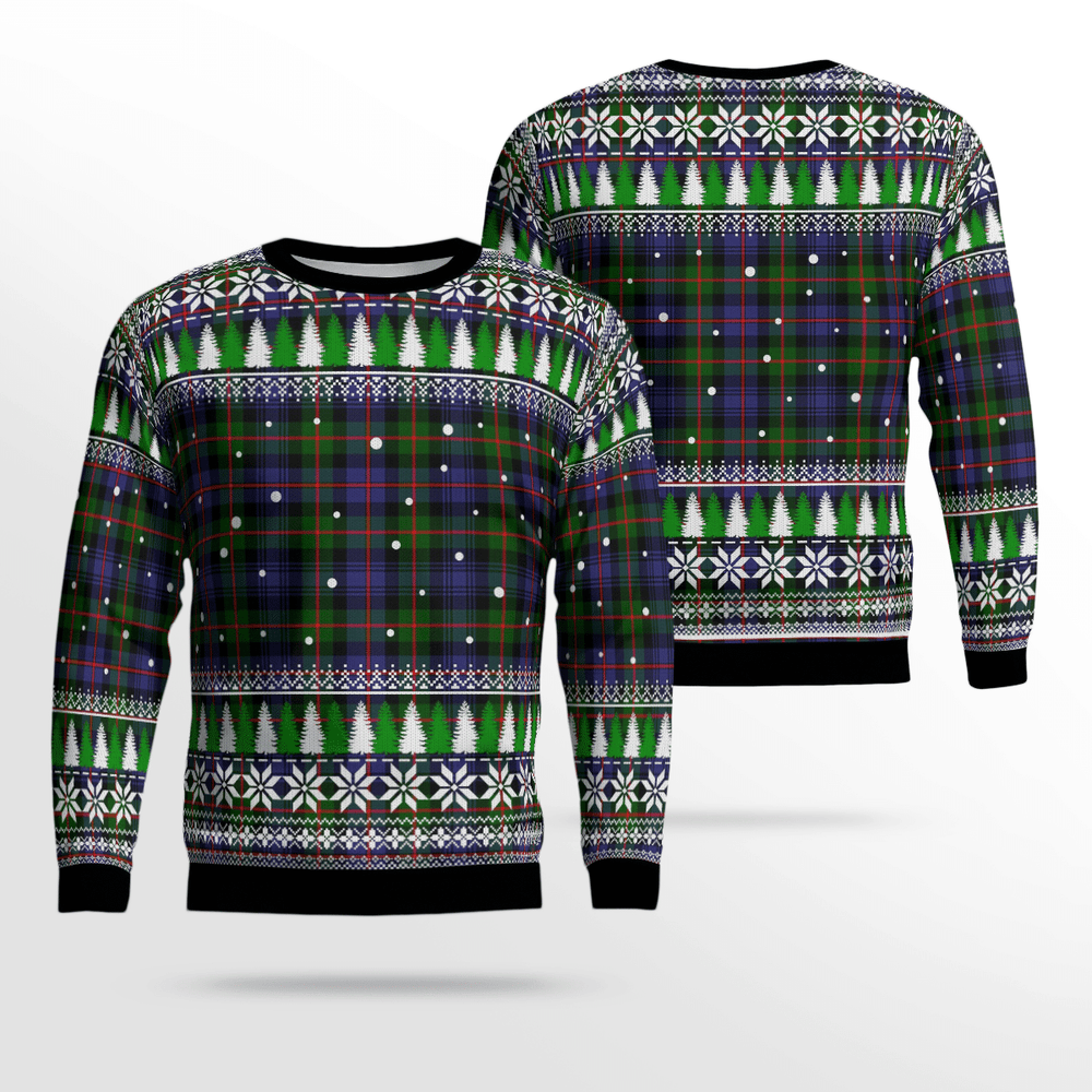 Clan Murray of Atholl Modern Tartan Christmas Ugly Sweater XE49 Murray of Atholl Modern Tartan Tartan Ugly Sweater