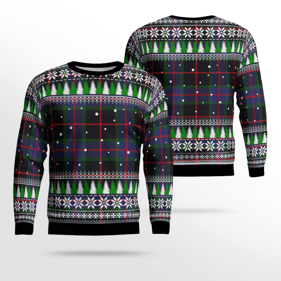 Clan Nairn Tartan Christmas Ugly Sweater JV66 Nairn Tartan Tartan Ugly Sweater