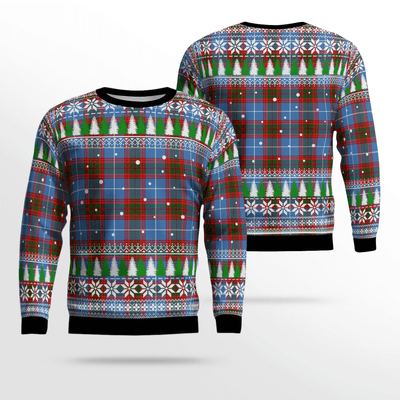 Clan Newton (Edingburg) Tartan Christmas Ugly Sweater