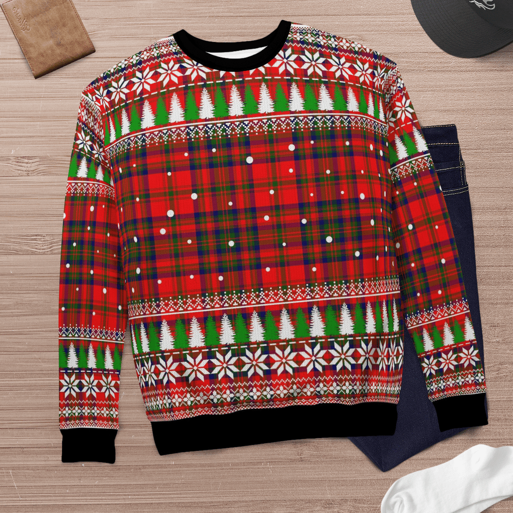 Clan Matheson Modern Tartan Christmas Ugly Sweater AH75 Matheson Modern Tartan Tartan Ugly Sweater