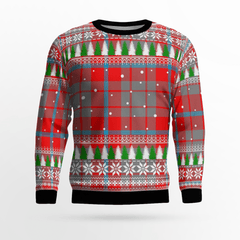 Clan Moubray Tartan Christmas Ugly Sweater VC86 Moubray Tartan Tartan Ugly Sweater