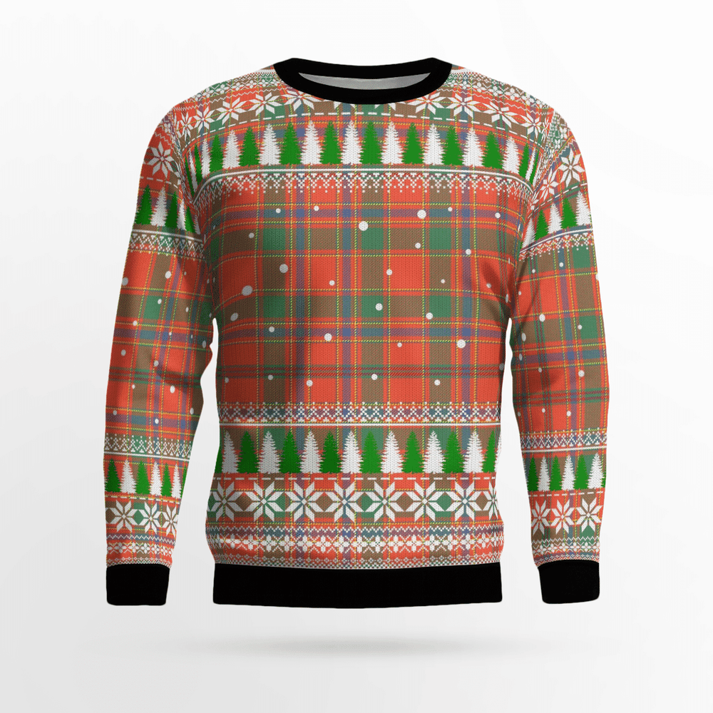 Clan Munro Ancient Tartan Christmas Ugly Sweater PM29 Munro Ancient Tartan Tartan Ugly Sweater