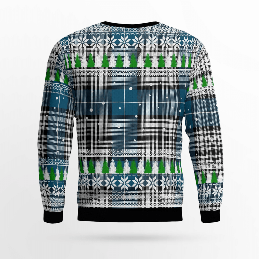 Clan Napier Modern Tartan Christmas Ugly Sweater ZC17 Napier Modern Tartan Tartan Ugly Sweater