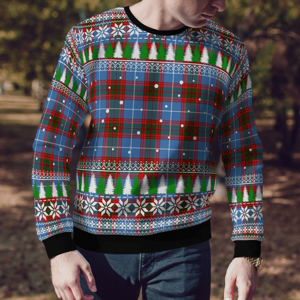 Clan Newton (Edingburg) Tartan Christmas Ugly Sweater JU83 Newton (Edingburg) Tartan Tartan Ugly Sweater