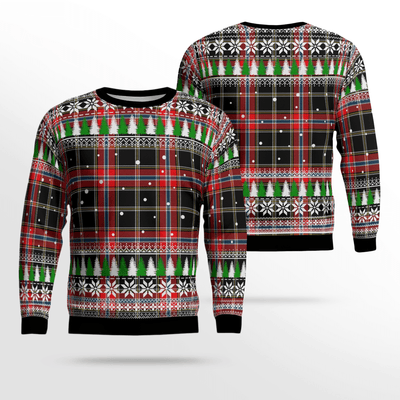 Clan Norwegian Night Tartan Christmas Ugly Sweater KJ79