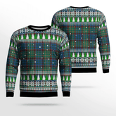 Clan Nicolson Hunting Ancient Tartan Christmas Ugly Sweater ER67 Nicolson Hunting Ancient Tartan Tartan Ugly Sweater