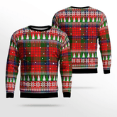 Clan Nicolson Modern Tartan Christmas Ugly Sweater MH74 Nicolson Modern Tartan Tartan Ugly Sweater