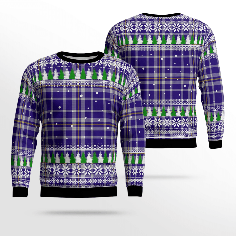 Clan Ochterlony Tartan Christmas Ugly Sweater RI30 Ochterlony Tartan Tartan Ugly Sweater