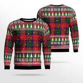 Clan Roxburgh District Tartan Christmas Ugly Sweater KP96 Roxburgh District Tartan Tartan Ugly Sweater