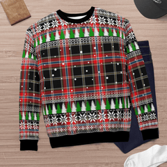 Clan Norwegian Night Tartan Christmas Ugly Sweater KJ79 Norwegian Night Tartan Tartan Ugly Sweater