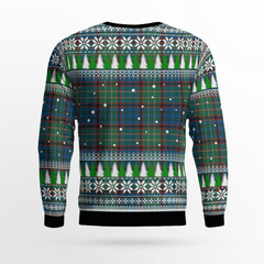 Clan Nicolson Hunting Ancient Tartan Christmas Ugly Sweater ER67 Nicolson Hunting Ancient Tartan Tartan Ugly Sweater