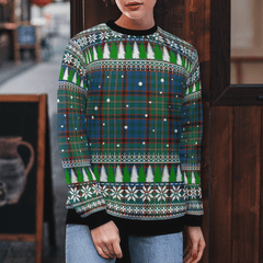 Clan Nicolson Hunting Ancient Tartan Christmas Ugly Sweater ER67 Nicolson Hunting Ancient Tartan Tartan Ugly Sweater