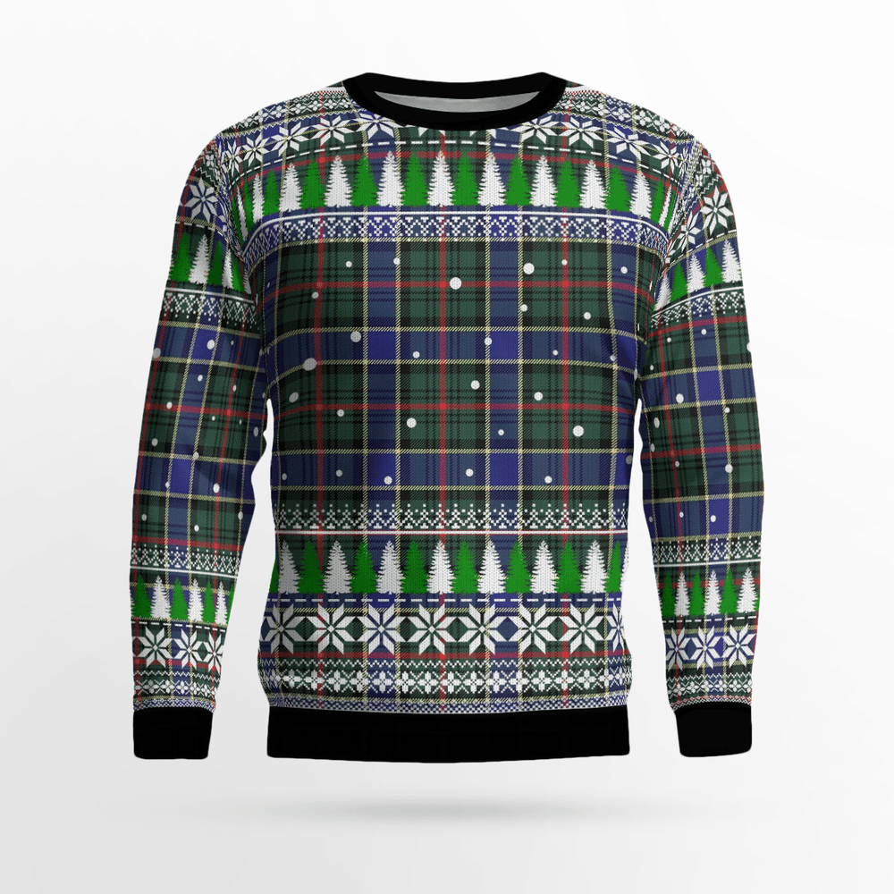 Clan Ogilvie Hunting Modern Tartan Christmas Ugly Sweater JU47 Ogilvie Hunting Modern Tartan Tartan Ugly Sweater