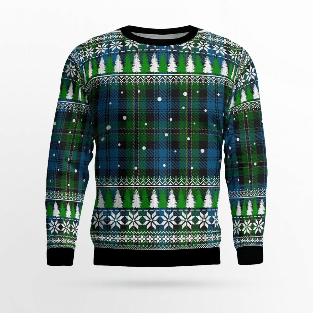 Clan Polaris Military Tartan Christmas Ugly Sweater WZ24 Polaris Military Tartan Tartan Ugly Sweater