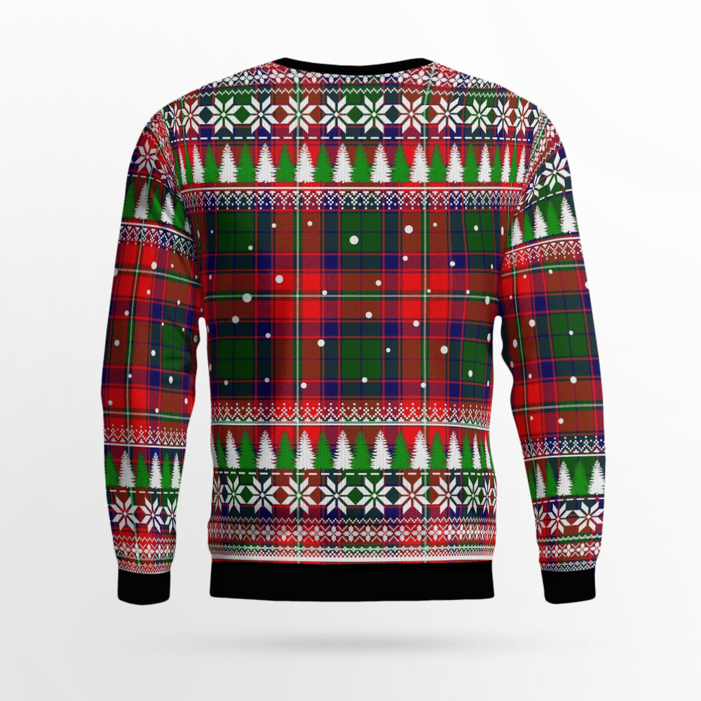 Clan Roxburgh District Tartan Christmas Ugly Sweater KP96 Roxburgh District Tartan Tartan Ugly Sweater