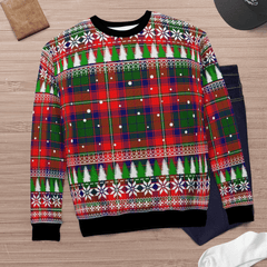 Clan Roxburgh District Tartan Christmas Ugly Sweater KP96 Roxburgh District Tartan Tartan Ugly Sweater