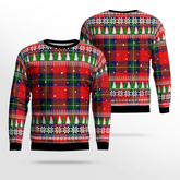 Clan Ruthven Modern Tartan Christmas Ugly Sweater ID48 Ruthven Modern Tartan Tartan Ugly Sweater