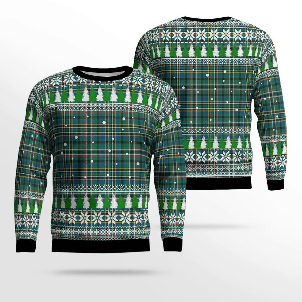 Clan Scott Green Ancient Tartan Christmas Ugly Sweater BD94 Scott Green Ancient Tartan Tartan Ugly Sweater