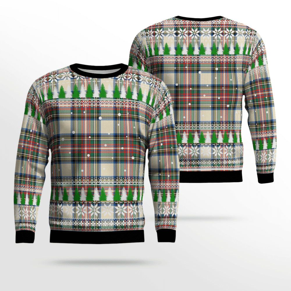 Clan Stewart Dress Ancient Tartan Christmas Ugly Sweater OY81 Stewart Dress Ancient Tartan Tartan Ugly Sweater