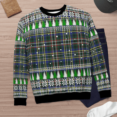 Clan Scott Green Modern Tartan Christmas Ugly Sweater UQ91 Scott Green Modern Tartan Tartan Ugly Sweater