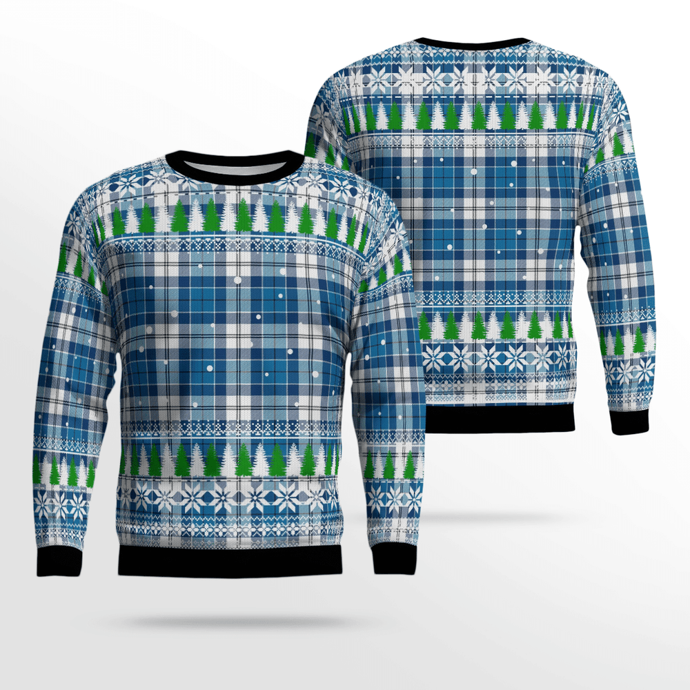 Clan Strathclyde District Tartan Christmas Ugly Sweater MP23 Strathclyde District Tartan Tartan Ugly Sweater