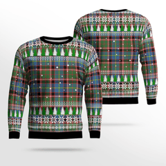 Clan Stirling (of Cadder-Present Chief) Tartan Christmas Ugly Sweater BG92 Stirling (of Cadder-Present Chief) Tartan Tartan Ugly Sweater