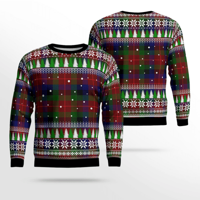 Clan Tennant Tartan Christmas Ugly Sweater PJ58