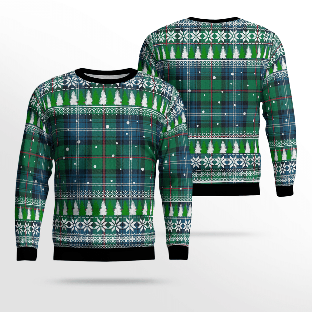 Clan Urquhart Ancient Tartan Christmas Ugly Sweater JU19 Urquhart Ancient Tartan Tartan Ugly Sweater