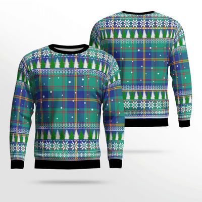Clan US Marine Tartan Christmas Ugly Sweater