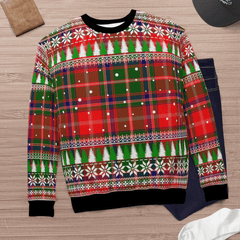 Clan Somerville Modern Tartan Christmas Ugly Sweater KI89 Somerville Modern Tartan Tartan Ugly Sweater