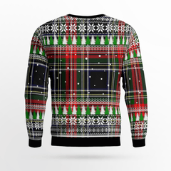 Clan Stewart Black Tartan Christmas Ugly Sweater HO68 Stewart Black Tartan Tartan Ugly Sweater