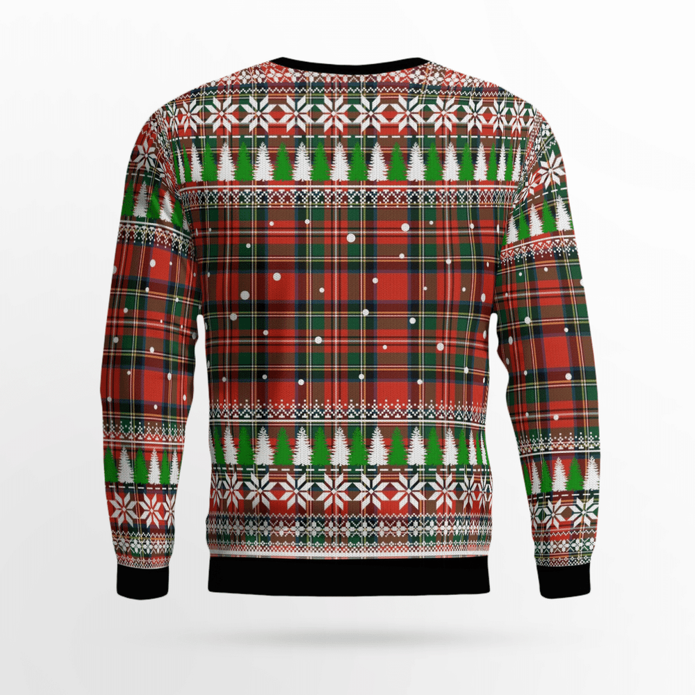 Clan Stewart (of Appin) Tartan Christmas Ugly Sweater ZX42 Stewart (of Appin) Tartan Tartan Ugly Sweater