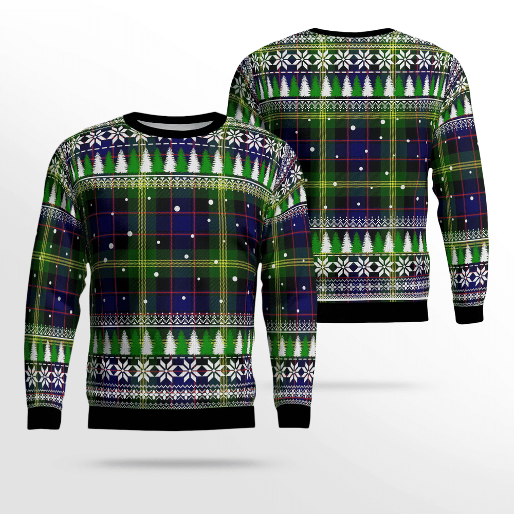 Clan Watson Modern Tartan Christmas Ugly Sweater DJ19 Watson Modern Tartan Tartan Ugly Sweater