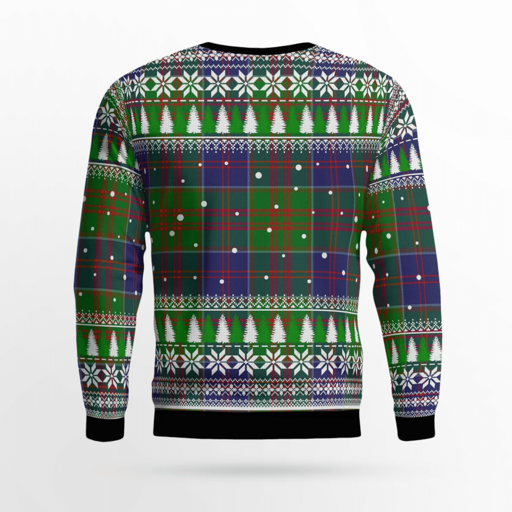 Clan Stewart of Appin Hunting Modern Tartan Christmas Ugly Sweater QR17 Stewart of Appin Hunting Modern Tartan Tartan Ugly Sweater