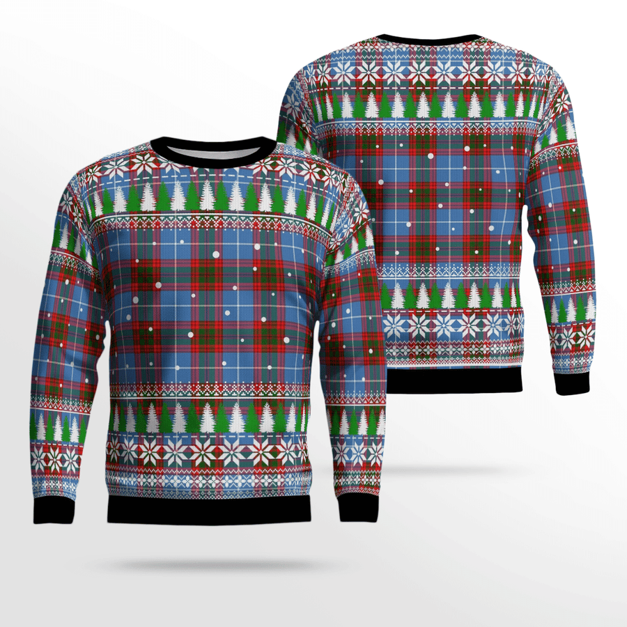 Clan Skirving (Edinburgh) Tartan Christmas Ugly Sweater WI96 Skirving (Edinburgh) Tartan Tartan Ugly Sweater