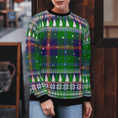 Clan Young Modern Tartan Christmas Ugly Sweater VE75 Young Modern Tartan Tartan Ugly Sweater